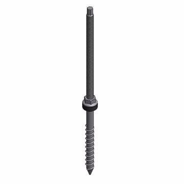 Picture of SS hanger bolt - M12x350mm wooden purlin