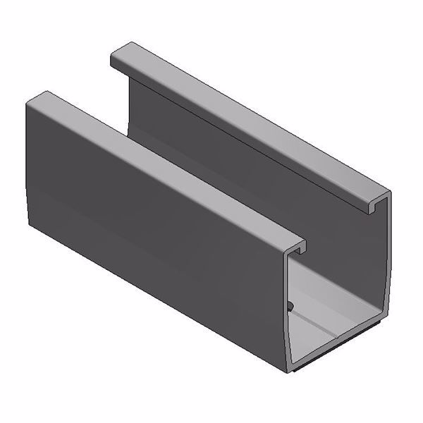 Picture of Alu trapezoidal profile L=120mm + EPDM