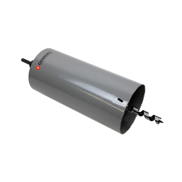 Bild von PVtube-Bohrer einschließlich Adapter und Zentrierbohrer, ø152mm