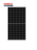 Obrazy z DMEGC 405W half cell /srebrna rama /biały podkład