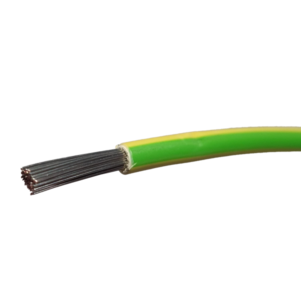 Obrazy z Przewód uziemiający B2CA 6mm² H07Z1-K zielono-żółty ocynkowany 100m
