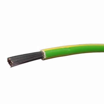 Picture of Ground wire B2CA 6mm² H07Z1-K green/yellow tinned 500m