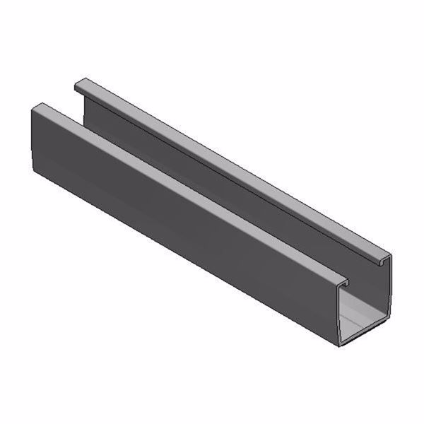Picture of Alu trapezoidal profile L=280mm + EPDM