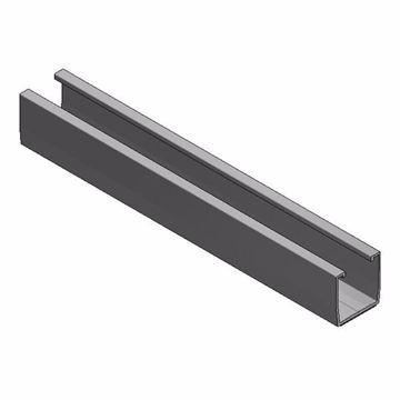 Picture of Alu trapezoidal profile L=360mm + EPDM