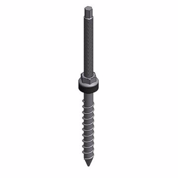 Picture of SS hanger bolt - M12x250mm wooden purlin