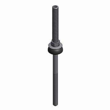 Picture of SS hanger bolt - M10x176mm steel purlin