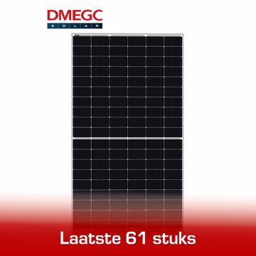 Bild von DMEGC 380W Mono half cel/ zilver frame witte backsheet