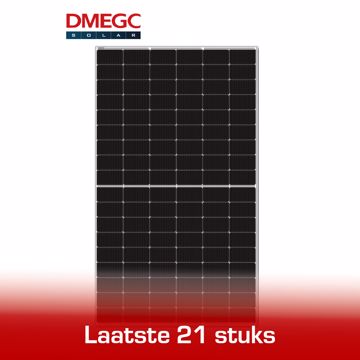 Bild von DMEGC 410W M10 Halbzelle / silberner Rahmen weißes Backsheet